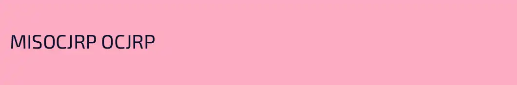 MISOCJRP OCJRP